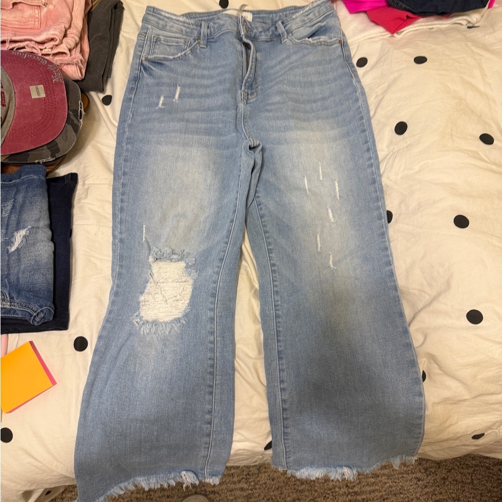 Women's risen Distressed Jeans